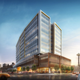 One of Amazon’s proposed new headquarters towers in Seattle, Washington.